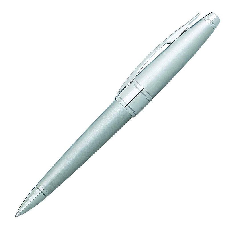 Cross Apogee Brushed Chrome Ballpoint Pen - Image 2